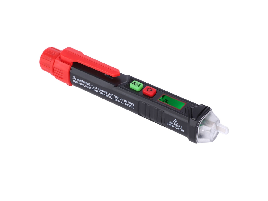 Laxiscreed Detector De Tensão Ac Digital Sem Contato – Alcance De 12 A 1000v