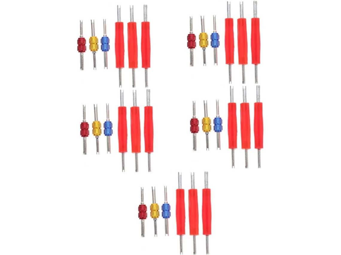 Kit De Ferramentas Para Remoção De Válvulas Com 5 Peças: Extrator De Núcleo, Ferramenta Automotiva, Haste.