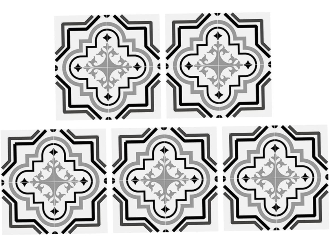 Conjunto De 5 Adesivos De Parede Impermeáveis E Antiderrapantes Para Cozinha E Banheiro.