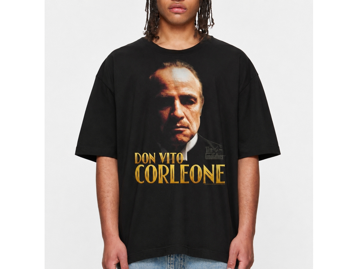 Rockinstone Godfather Corleone Black Adult T-shirt Size:xl
