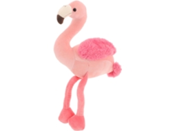 Flamingo De Pelúcia Pequeno, Feito Algodão Pp, Macio E Elástico,