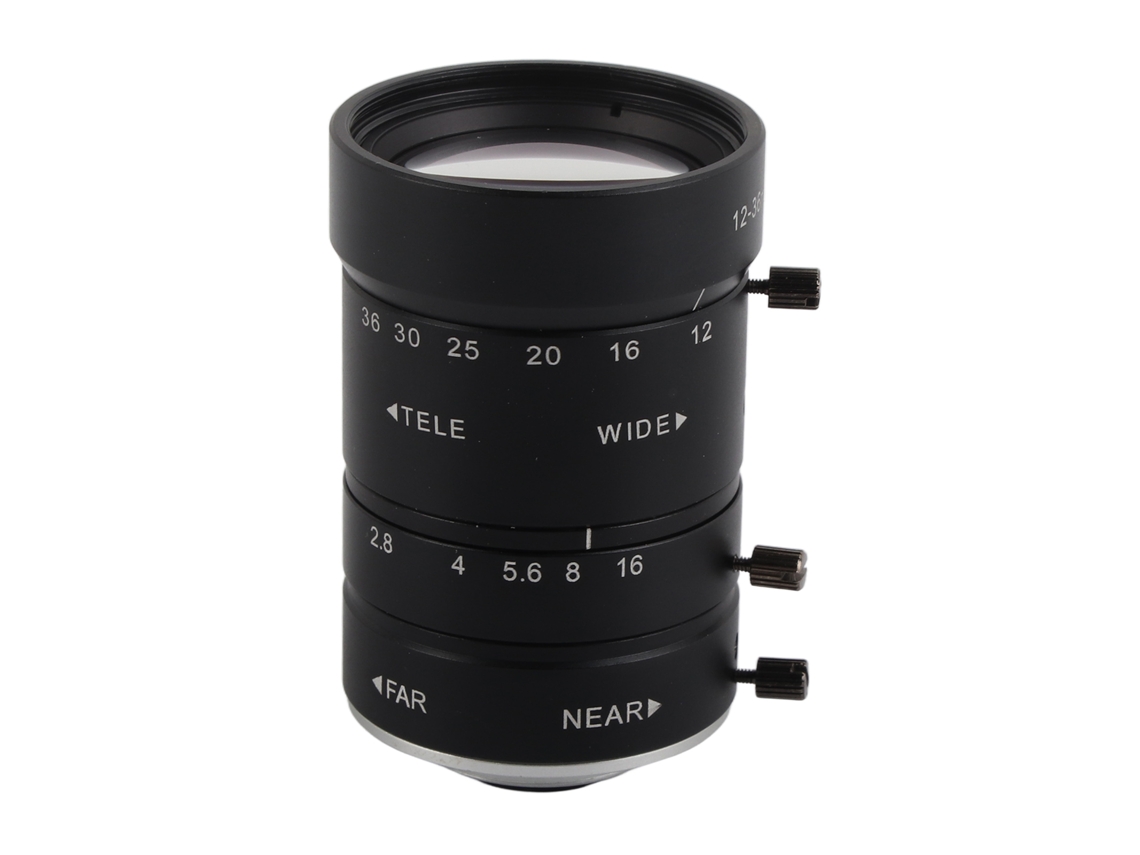 Lente Industrial Zoom Manual 4 12mm Hd 1/2 Polegada