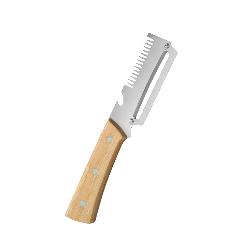 Utensílio De Cozinha 3 Em 1, Descascador Afiado Para Frutas E Legumes, Feito De Aço Inoxidável De Alta Qualidade.