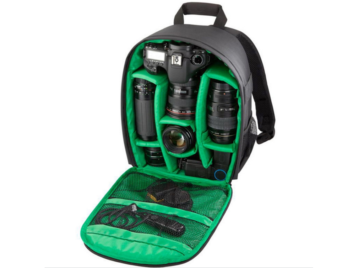 Mochila Para Câmara, Lurelia, Vermelho, Impermeável, Divisórias Ajustáveis, Laptop, Dslr Slr, Capa Chuva