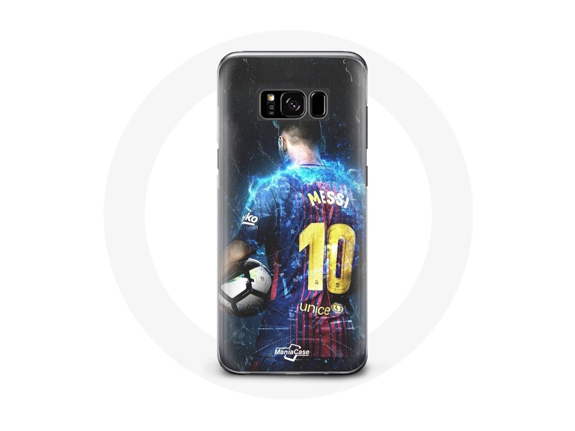 Capa para Samsung Galaxy S8 plus Lionel Messi Barcelona Futebol Clube FCB