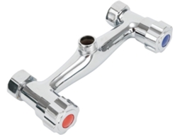 Misturador Termostático Para Chuveiro, Alavanca Dupla Integrada, Controle Duplo De Água Quente E Fria, Distância Entre Centros De 15 Cm, Válvula G1/2