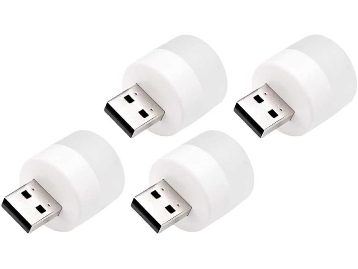 Conjunto De 4 Luminárias Noturnas Portáteis Usb Para Quarto, Luminária