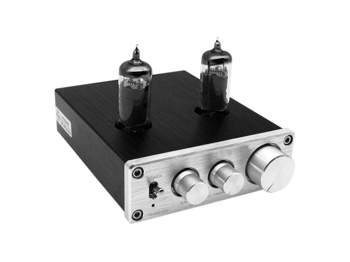 Pré-amplificador Hi-fi Com Controle De Graves E Agudos E Buffer Valvulado.