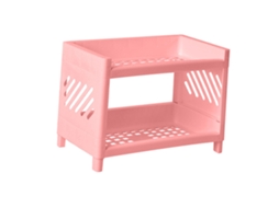 Prateleira de Mesa 2 Camadas Rosa S/MARCA