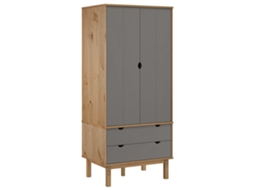 Conjunto 1 Wardrobe, Wardrobes Vidaxl Cinzeto Madeira De Pinho (n/a)