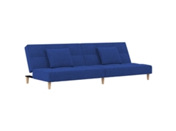 Sofa Bed, Sofa Beds Vidaxl Azul Tecido (n/a)