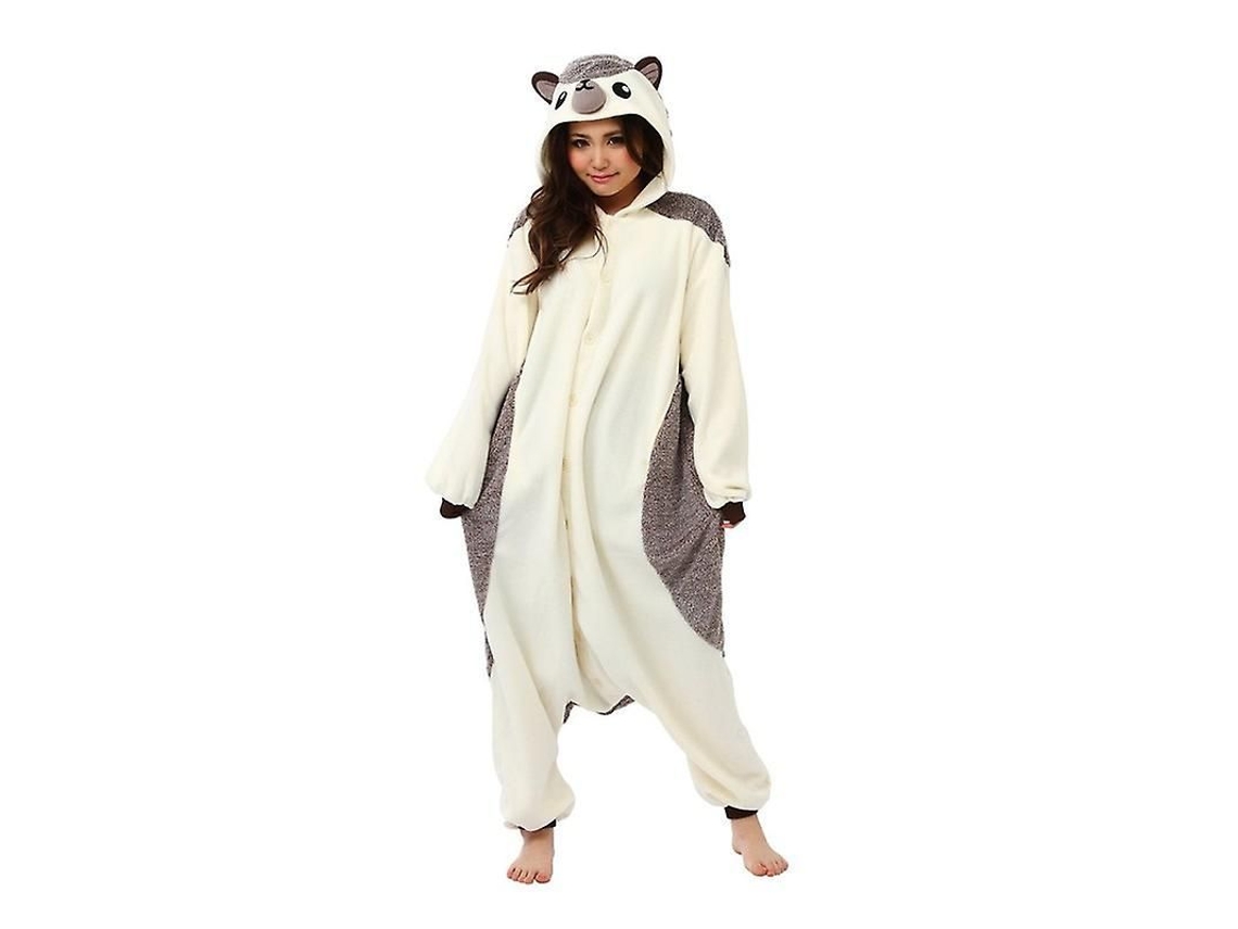 Pijama de Ouriço 2026 Fantasia de Animal Macacão para Halloween Cosplay Inverno Flanela Macia Unissex