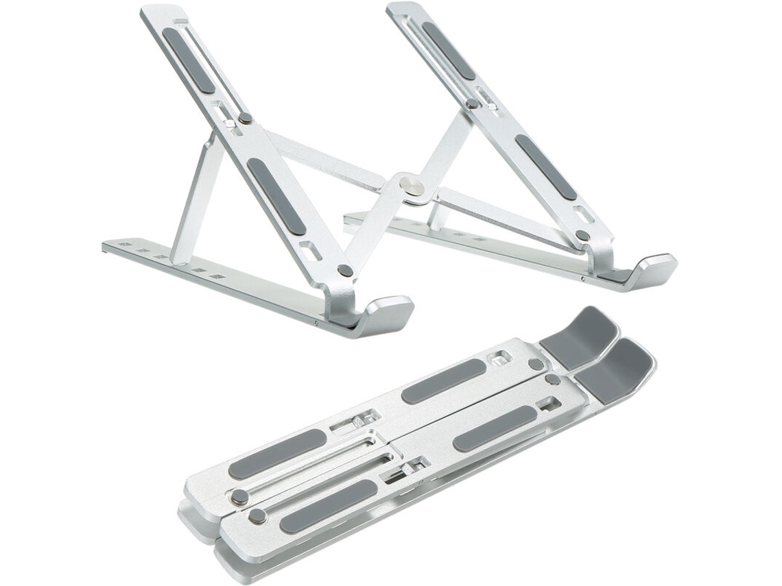 Suporte Portátil Dobrável Para Computador, Liga De Alumínio, Dissipação De Calor Slowmoose (apple Silver Liga De Alumínio Completa Laptop Dobrável)