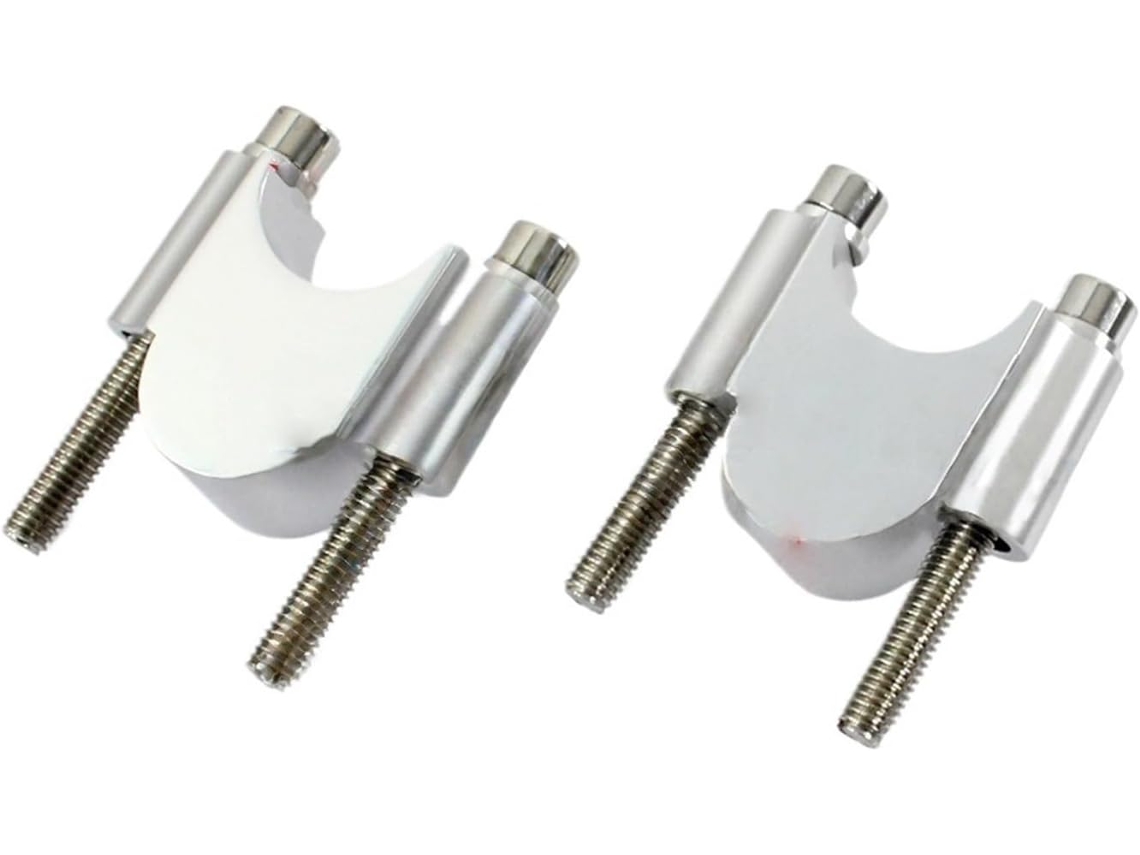 Adaptador Universal de Alumínio para Guidão Motocicleta 22/28 Mm Suporte Elevador Abraçadeira Barra Apoio