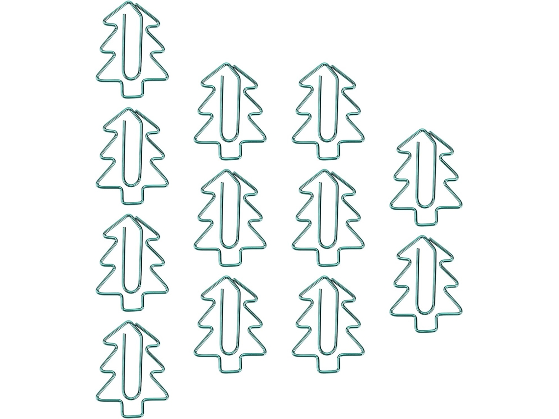 Clipes De Papel Genéricos E Fofos, Com Design De Mini Árvore Natal, Ideais Para Material De Escritór, Lembrancinhas