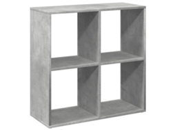 Estante Divisória Derivados Madeira Cinza Cimento MAISON EXCLUSIVE (69,5x29x69,5 cm)