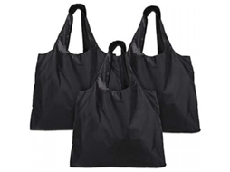 3 Bolsas de Compra Reutilizáveis Plegáveis com Funda, Capacidade 18 Kgs