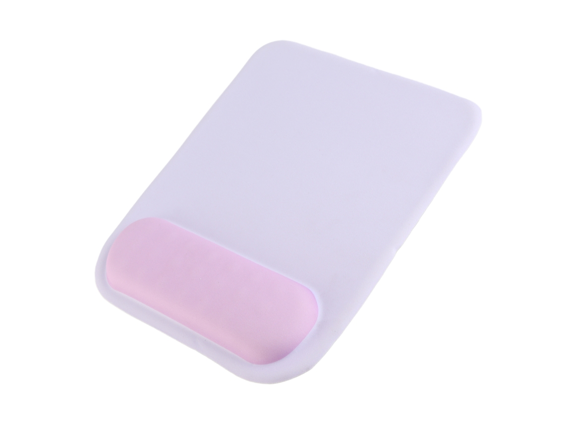 Mouse Pad Com Apoio Para Punho Silicone Fibra De Poliuretano Suave Amigável À Pele Azul Roxo Haze Para Escritório