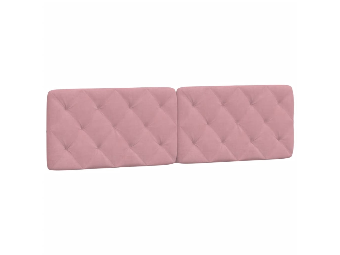 Headboard Cushion, Headboard Cushions Vidaxl Cor-de-rosa Veludo (180 Cm)