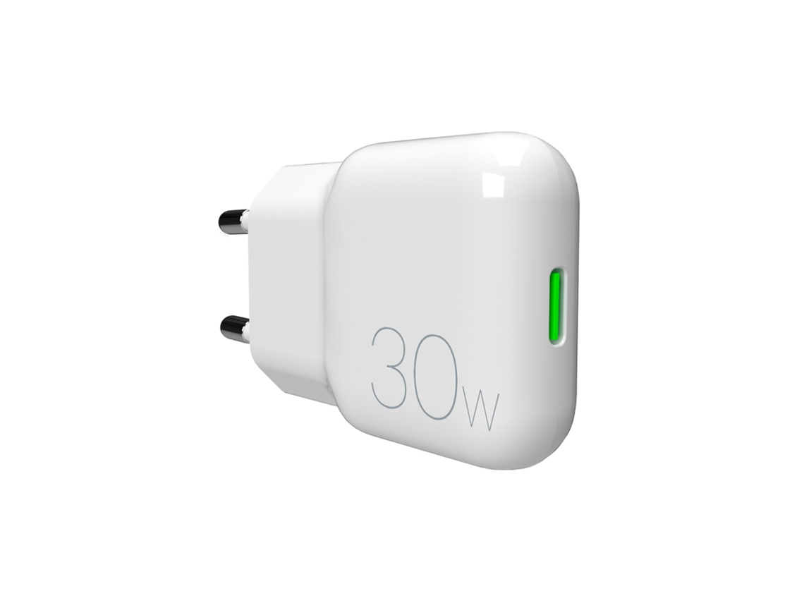 Ładowarka Sieciowa Usb c Gan 30w Biała PURO