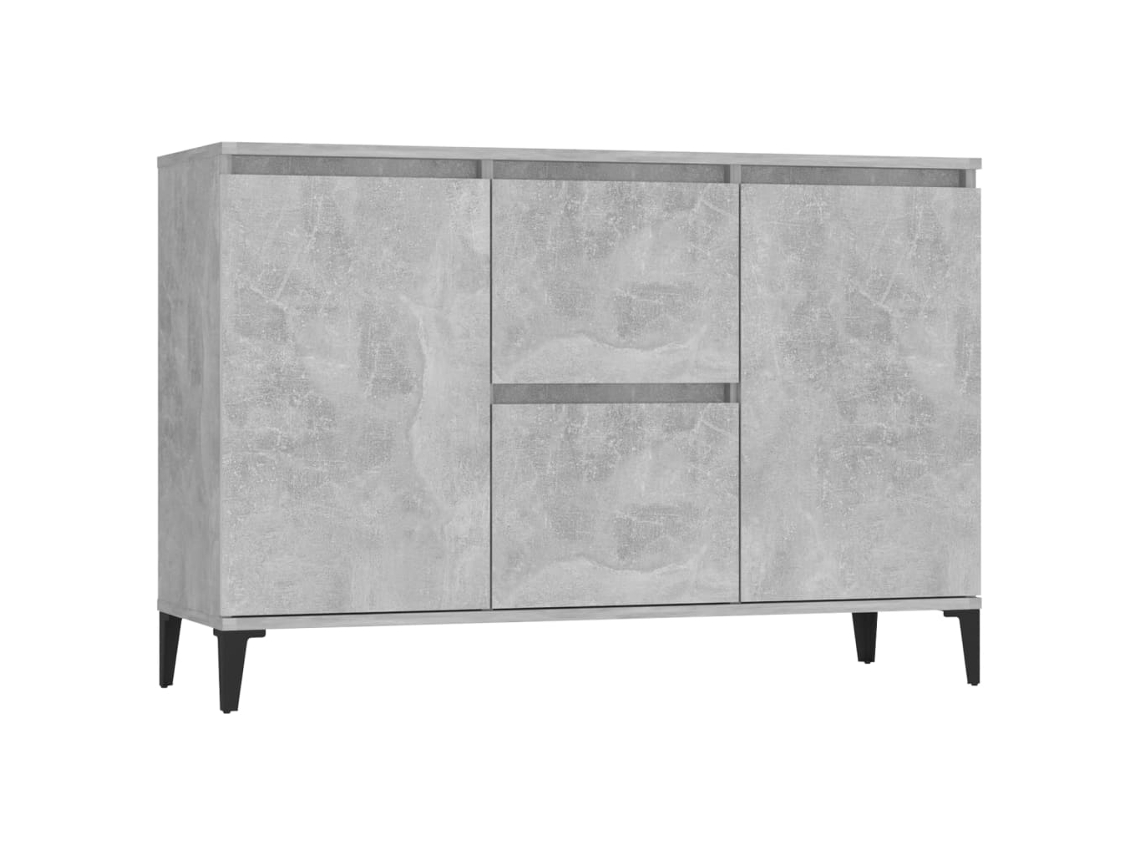 Sideboard, Sideboards Vidaxl Cinzeto Madeira Processada (n/a)