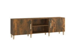 Tv Cabinet, Tv Cabinets Vidaxl Marrom Madeira Processada (n/a)