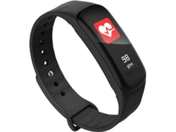 Pulseira Desportiva WJS BF0506- (Monitor Cardíaco - Pedómetro - Preto)