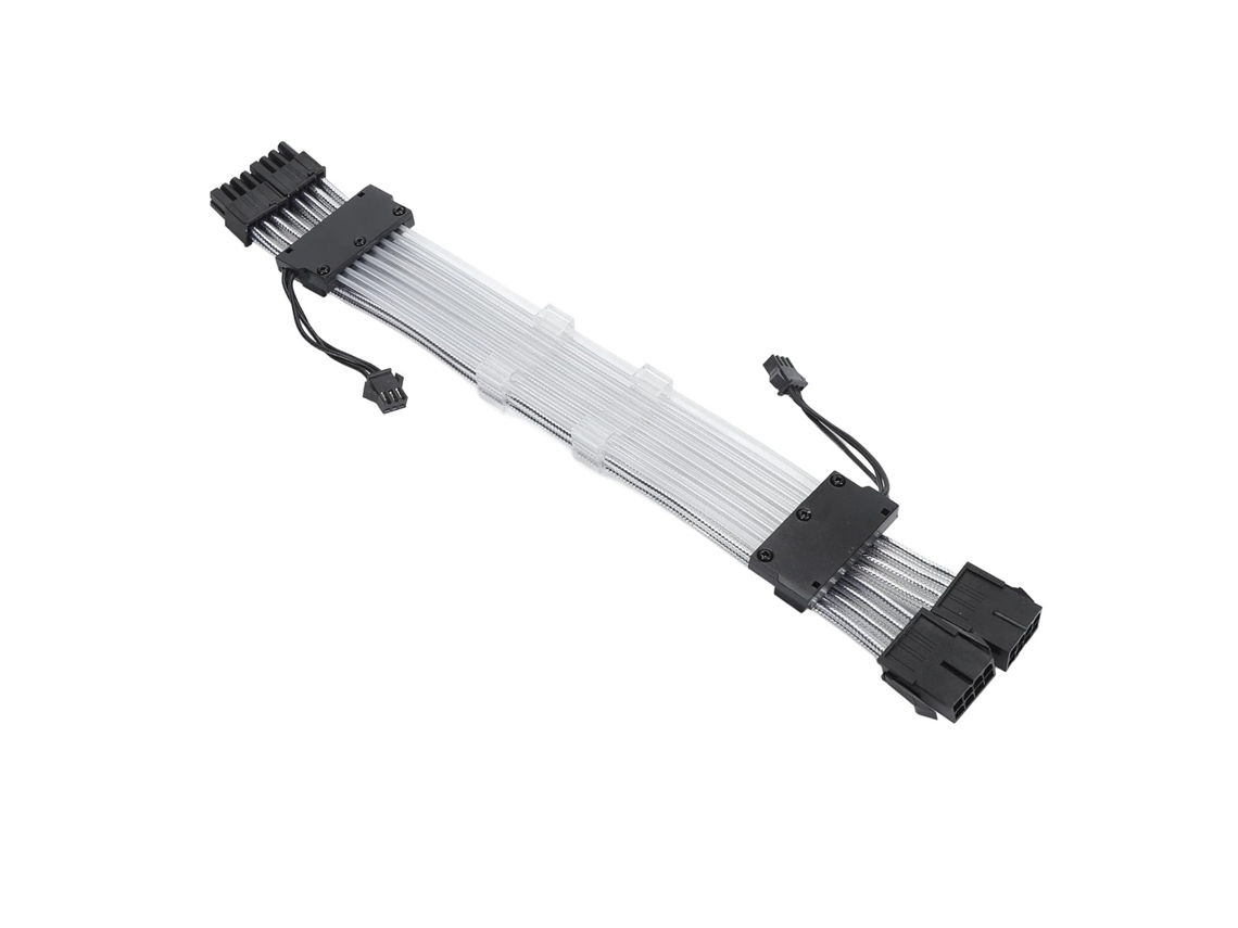 Cabo Extensor Rgb Endereçável De 8 Pinos Para Placa-mãe De Pc, Conector Argb Duplo, Comprimento Flexível.
