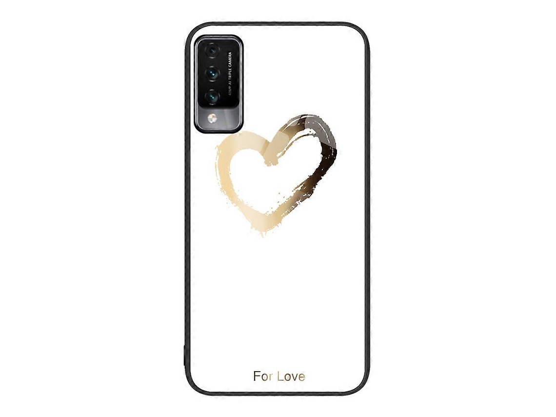 Capa De Celular Com Vidro Pintado Colorido Para Huawei Maimang 10