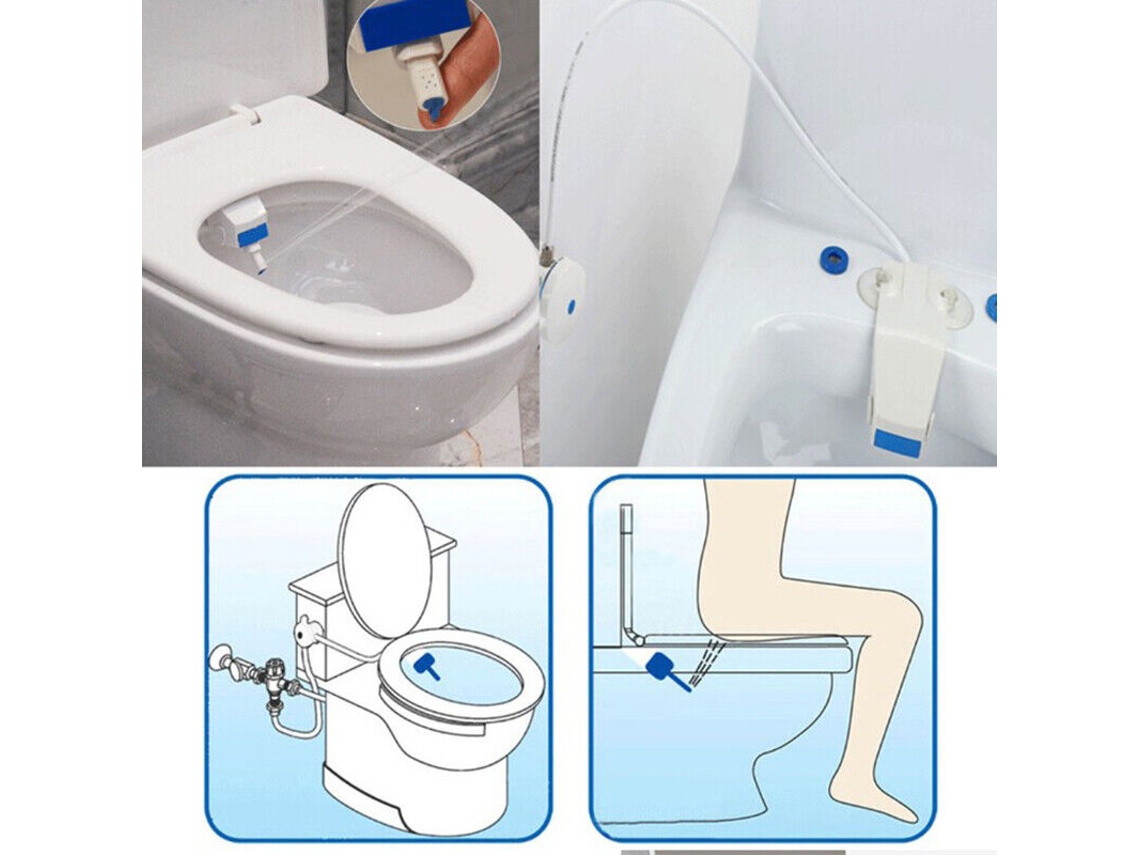 Bidé De Banheiro, Vaso Sanitário, Spray De Água Doce, Assento Limpo, Acessório Não Elétrico SUNNY SPACES
