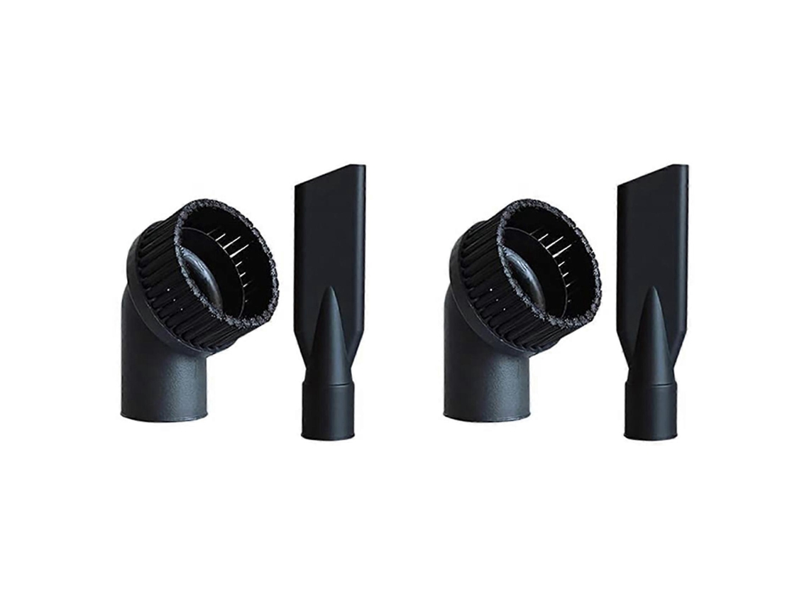 Conjunto De 2 Escovas Redondas E Bocal Plano Para Aspirador Industrial, Com Diâmetro Interno De 44 Mm. Acessórios Duráveis Para Aspirador Industrial.
