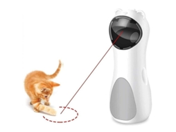 2026 brinquedo Laser Automático para Gatos, 3 Velocidades, Função de Temporização, Carregamento Usb Ou Baterias, Alcance 360°