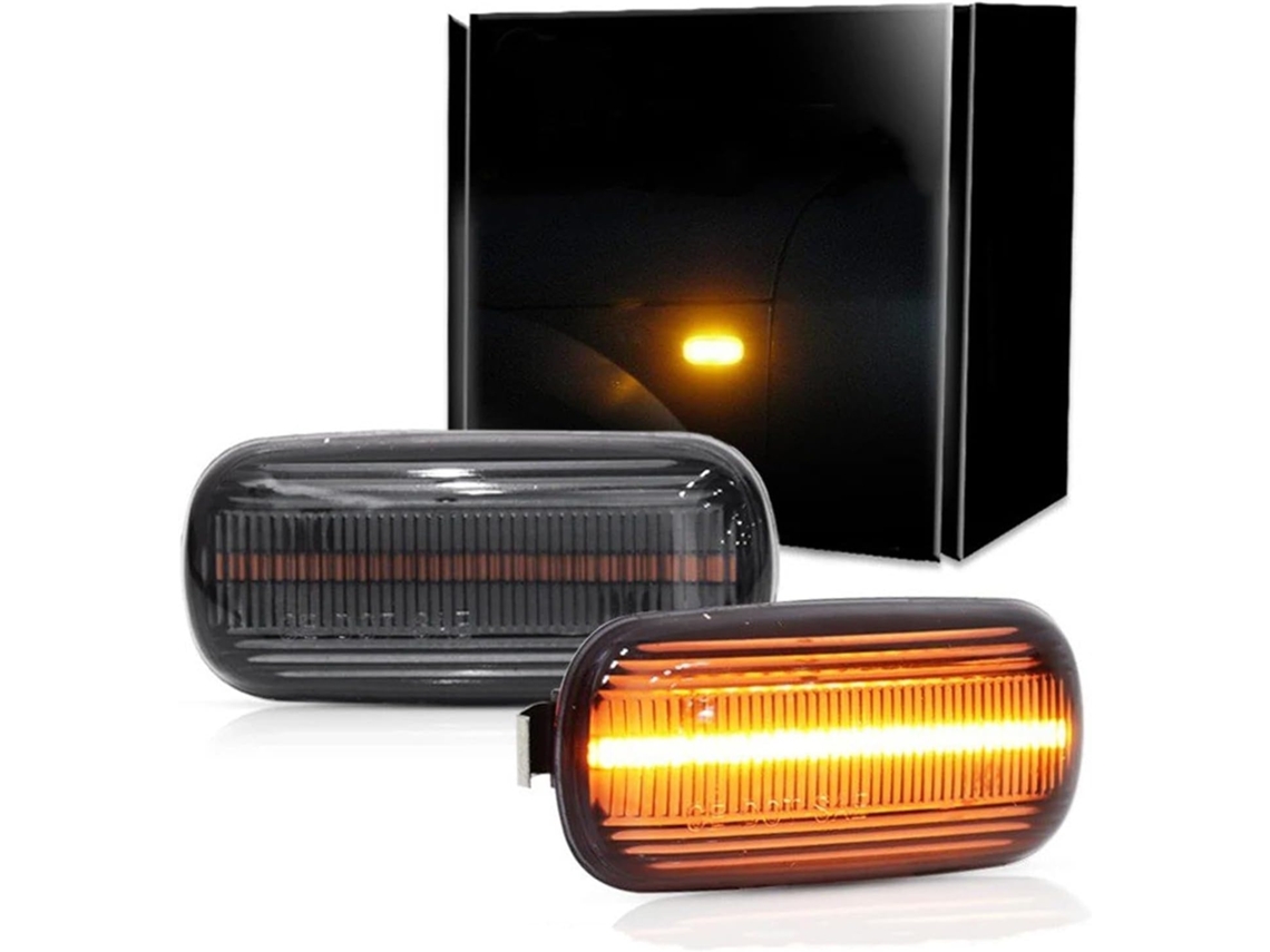 Piscas De Led, Luzes De Posição Laterais, Leds No Para Lama Dianteiro, Âmbar Amarelo, Para A3 S3 8p, A4 S4 Rs4, B6 B7 B8