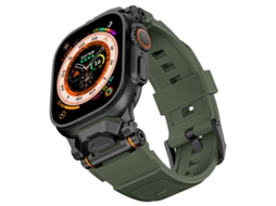 Bracelete para Apple Watch 42/44/45/46/49mm XIAOMOYU (preto Verde)