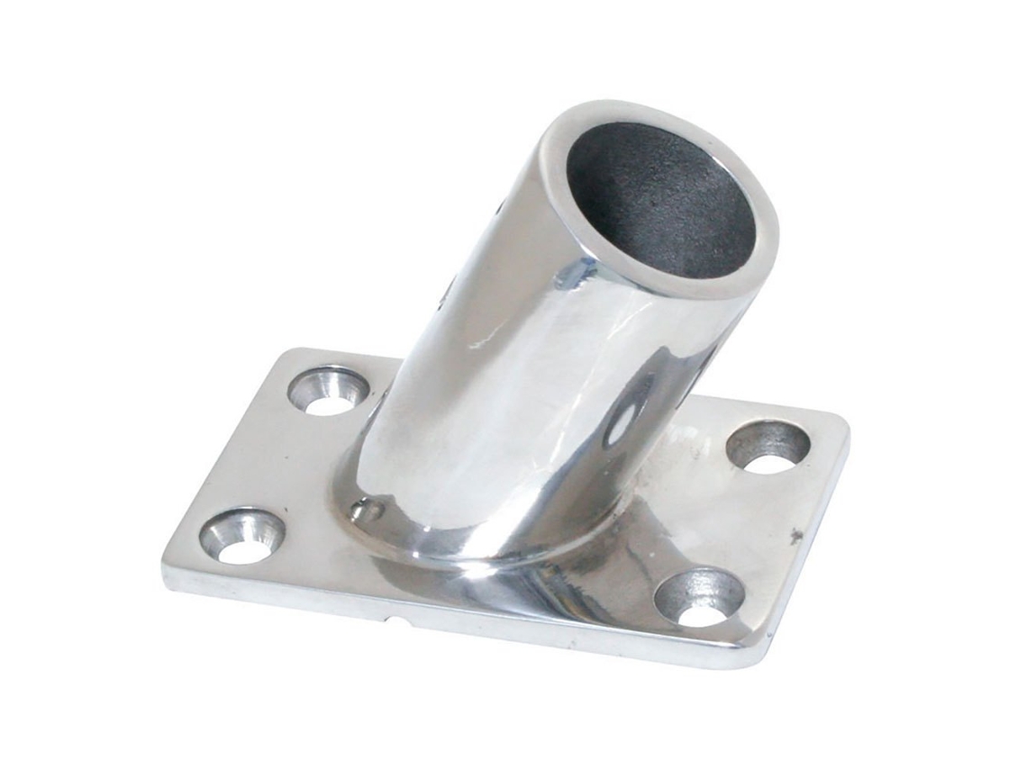 Base Retangular 60 Casted Aisi 316 Prateado 25 Mmlalizas