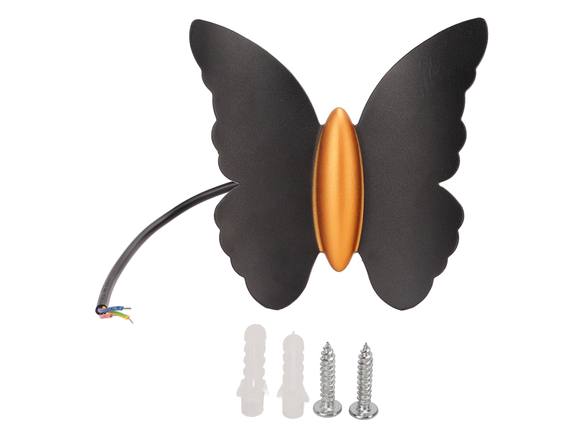 Lâmpada de Parede Led Ip65 Luz Quente Decorativa Externa Jardim 85 265v S/MARCA