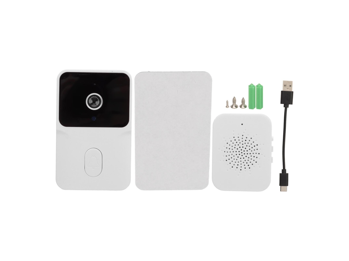 2026 timbre de Porta Sem Fio com Câmera Wifi, Timbre de Vídeo com Bateria, Casa Inteligente