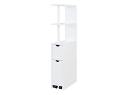 Estante De Nicho Fadeskimma Com Gaveta E 3 Prateleiras 113x19x45 Cm Branco [EN.CASA]