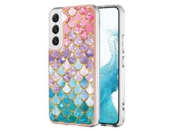 Capa Para Samsung Galaxy S23+ 5g Em Tpu Com Revestimento Eletroplástico Imd