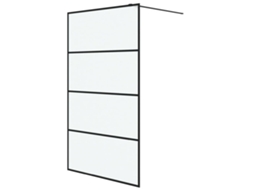 Divisória de Chuveiro 115x195 Cm Vidro Opaco Esg Preto MAISON EXCLUSIVE