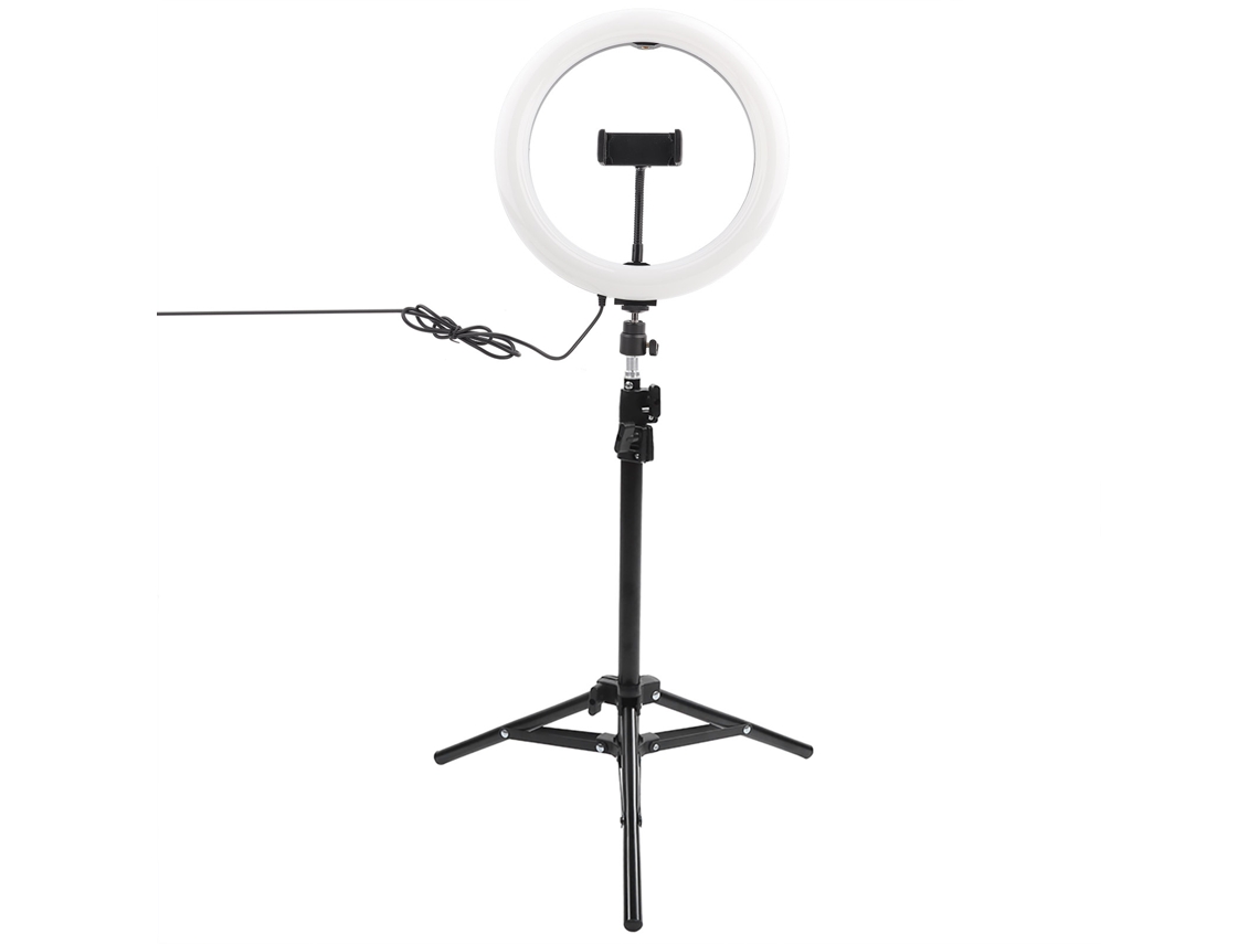 Luz Anular Led Puluz Portátil De 10 Pulgadas Luz De Relleno Suave Equipo De Luz Para Transmisión En Vivo