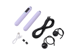 Mali corda de Pular com Contador Cordless Peso para Fitness Homens Mulheres Crianças Exercício Treinamento Roxo