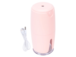 Umidificador Usb Aromaterapia Silencioso Grande Capacidade Para Carro Escritório Quarto Rosa