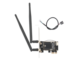 Adaptador de Placa de Rede Sem Fio Pcie 1x para Ngff E key LAXISCREED