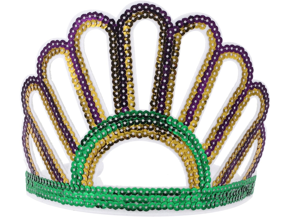 Tiara Lantejoulas leve e confortável para mulheres, ideal para aniversários.