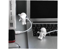 Lâmpada de Mesa Nova Line LED astronauta USB ajustável decorativa para computador e lar