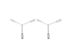 Chave hexagonal 3 vias 12/14/17mm conjunto 2pcs para manutenção de bicicleta S/MARCA