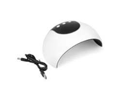 Lâmpada Uv Led Para Unhas 24w Com Sensor Automático Secador De Esmalte Em Gel Manicure Branco