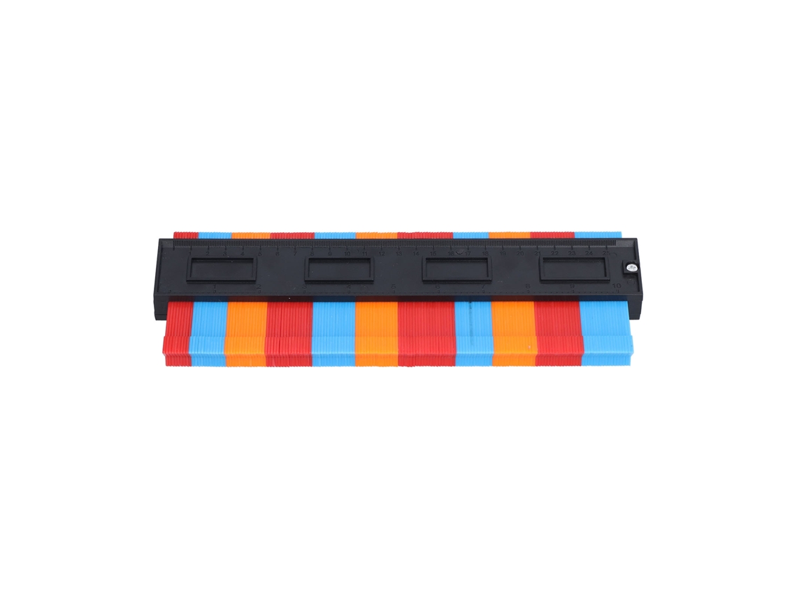Ferramenta De Medição De Contornos Para Formas Irregulares Duplicador Soldadura Carpintaria Traçado 26cm Multicolor