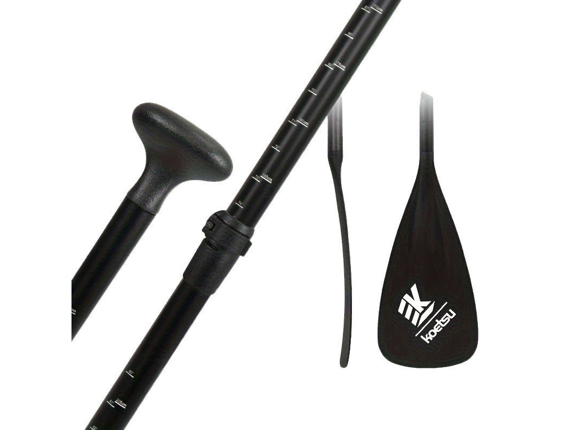 Remo Koetsu De 3 Seções Em Liga De Alumínio E Nylon Para Prancha De Stand Up Paddle E Surf 210 Cm/82,68 Pol Ajustável